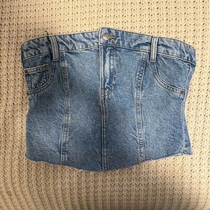 Denim Tube Top 💙